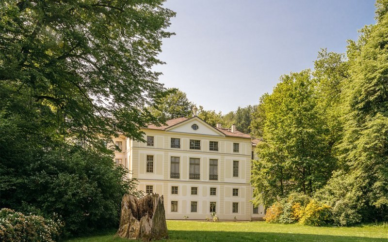 Fürstlich Greizer Park, Blick auf das Sommerpalais